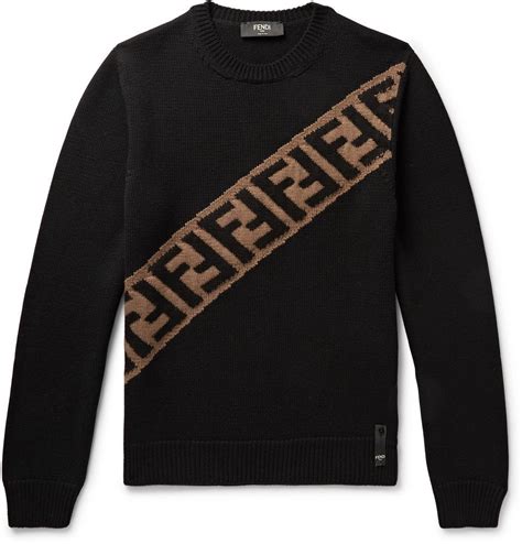 fendi logo sweater|fendi sweater boots.